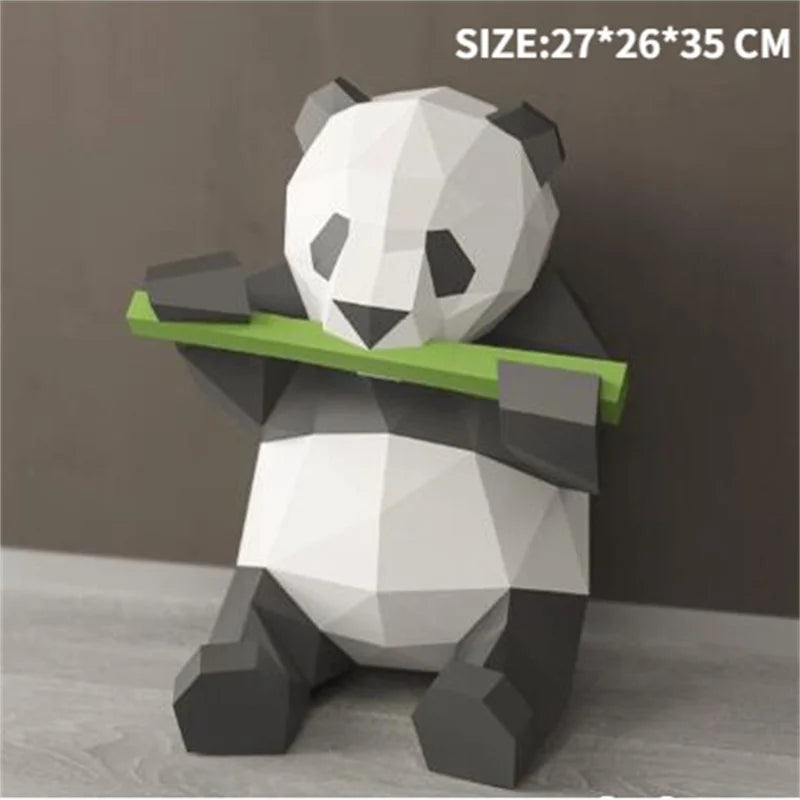 DIY 3D Paper Papercraft Kit – UrbanFolds Papercraft Kit – DIY papercraft kit, front view