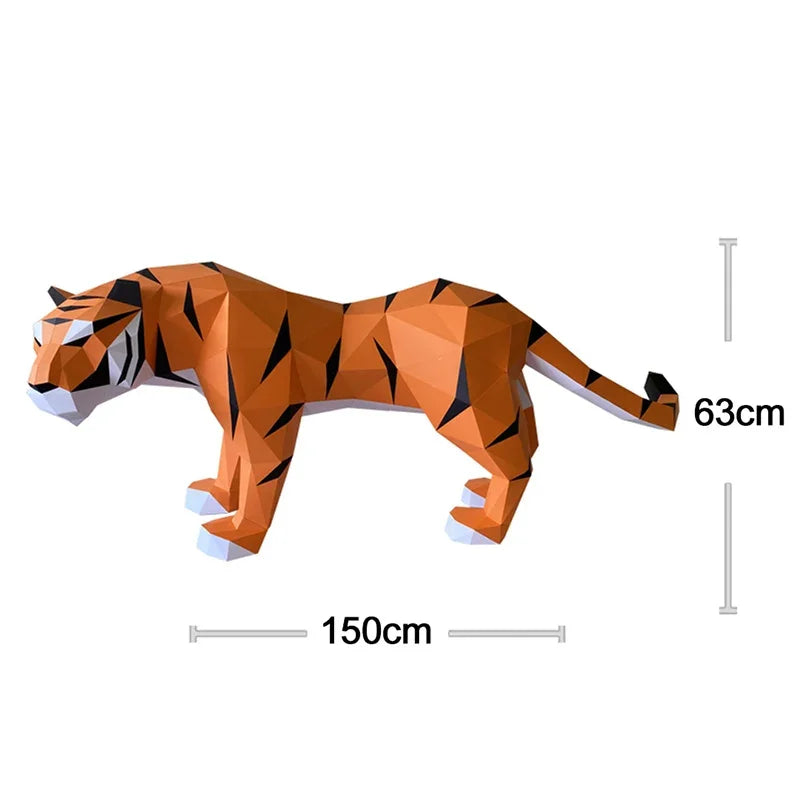 DIY 3D Paper Papercraft Kit – UrbanFolds Papercraft Kit – DIY papercraft kit, package contents