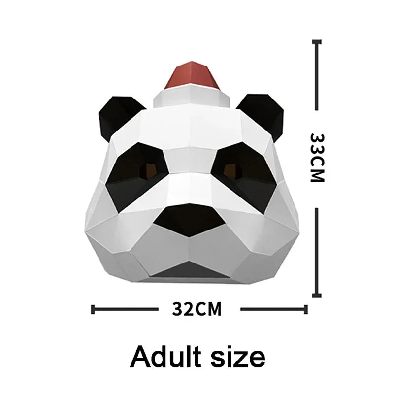 DIY 3D Paper Papercraft Kit – UrbanFolds Papercraft Kit – DIY papercraft kit, front view