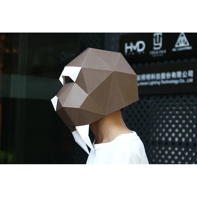 DIY 3D Paper Papercraft Kit – UrbanFolds Papercraft Kit – DIY papercraft kit, in use