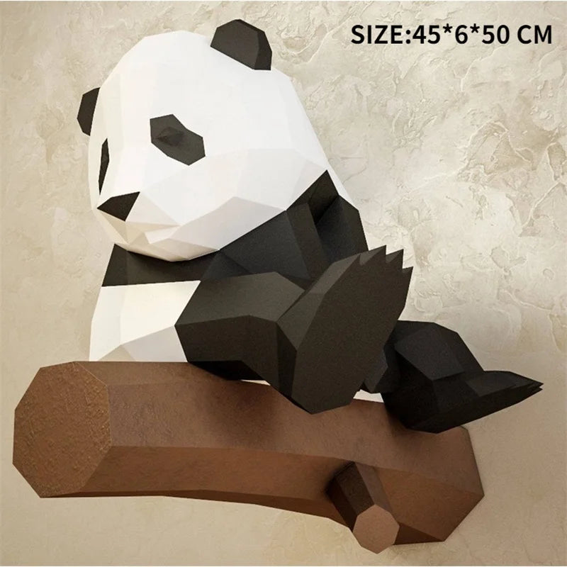 DIY 3D Paper Papercraft Kit – UrbanFolds Papercraft Kit – DIY papercraft kit, front view