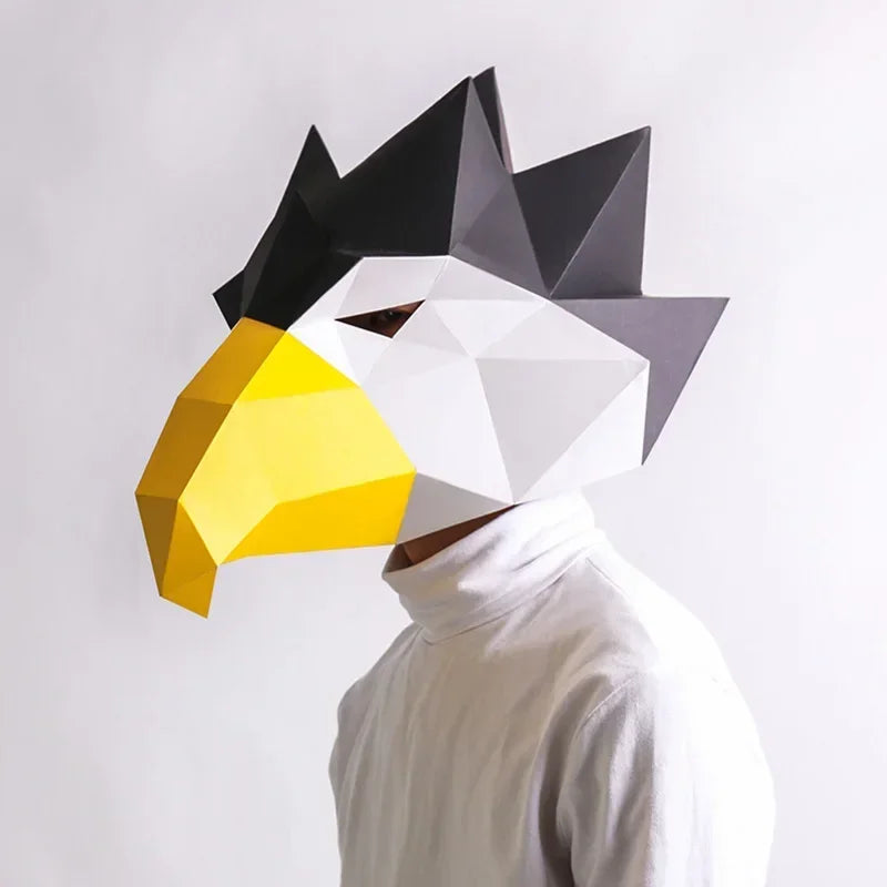 DIY 3D Paper Papercraft Kit – UrbanFolds Papercraft Kit – DIY papercraft kit, front view