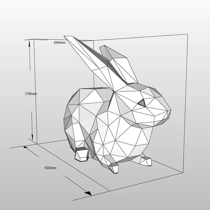 DIY 3D Paper Papercraft Kit – UrbanFolds Papercraft Kit – DIY papercraft kit, package contents
