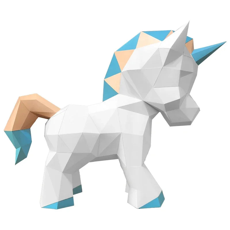 DIY 3D Paper Papercraft Kit – UrbanFolds Papercraft Kit – DIY papercraft kit, package contents