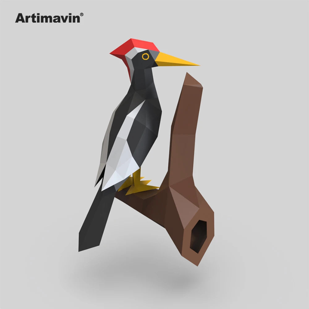 DIY 3D Paper Papercraft Kit – UrbanFolds Papercraft Kit – DIY papercraft kit, in use