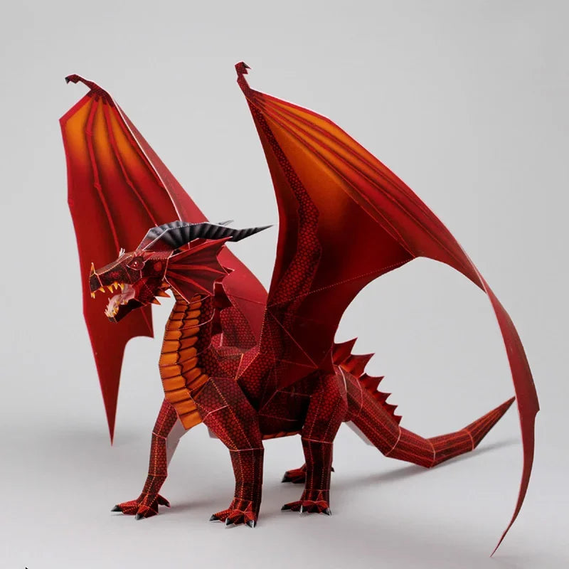 DIY 3D Paper Papercraft Kit – UrbanFolds Papercraft Kit – DIY papercraft kit, angle view