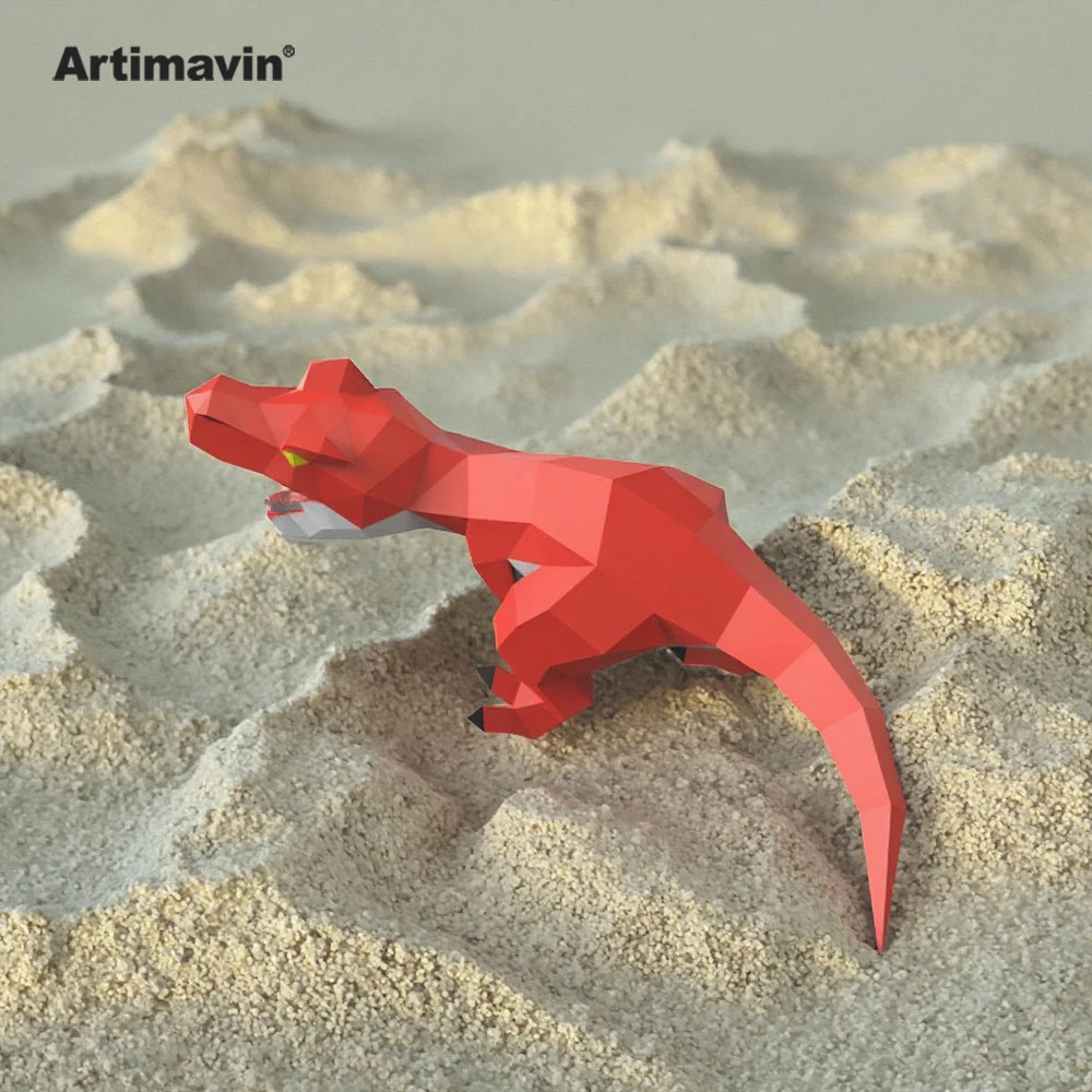 DIY 3D Paper Papercraft Kit – UrbanFolds Papercraft Kit – DIY papercraft kit, in use