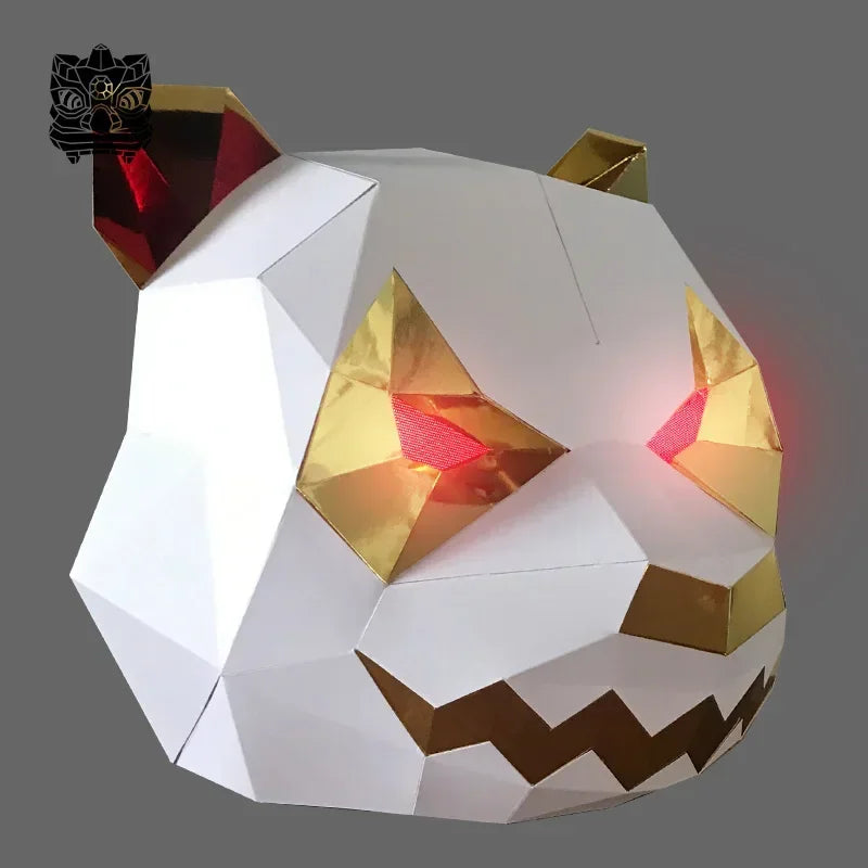 DIY 3D Paper Papercraft Kit – UrbanFolds Papercraft Kit – DIY papercraft kit, front view