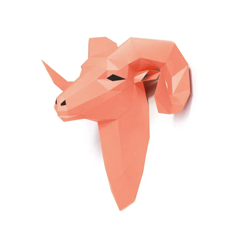 DIY 3D Paper Papercraft Kit – UrbanFolds Papercraft Kit – DIY papercraft kit, front view