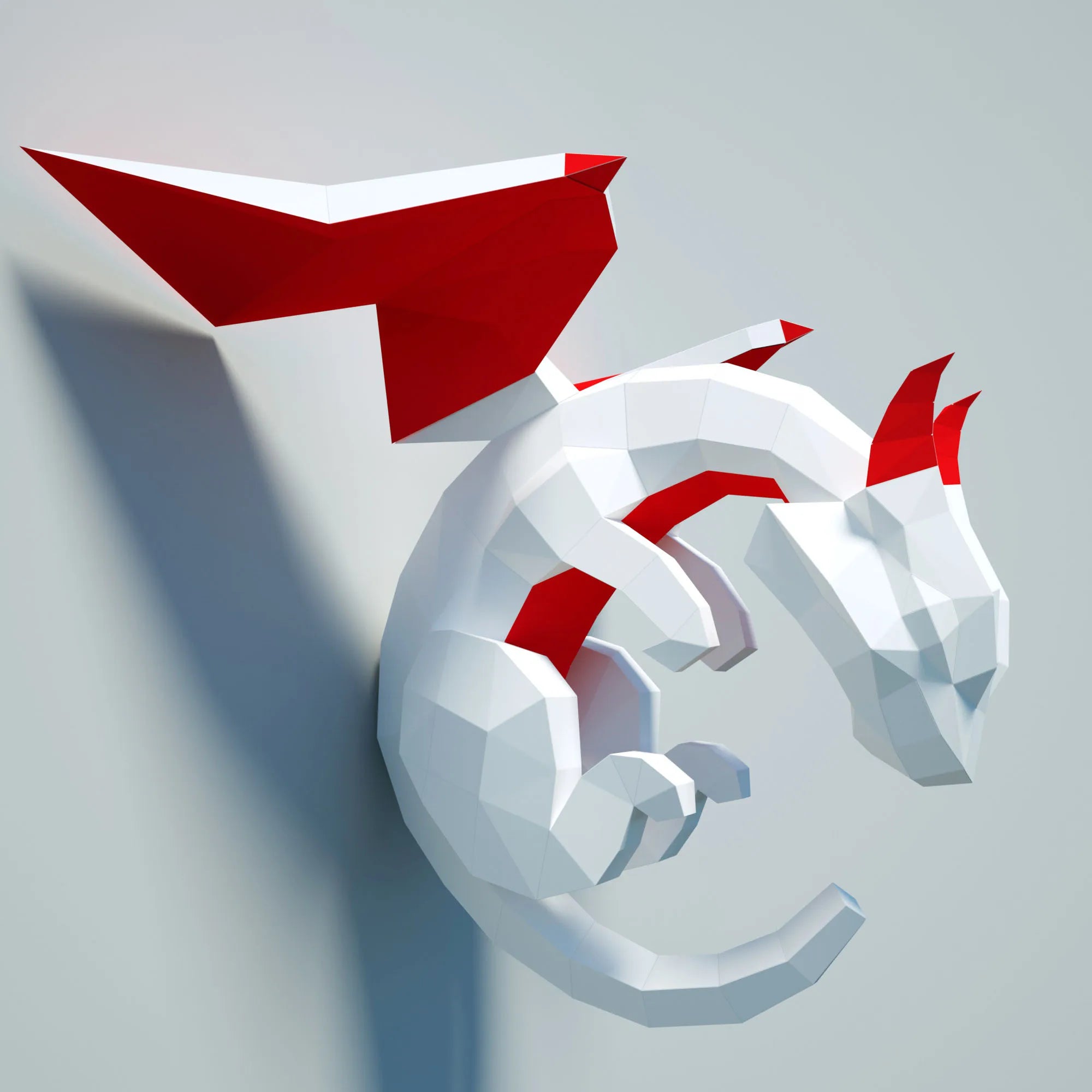 DIY 3D Paper Papercraft Kit – UrbanFolds Papercraft Kit – DIY papercraft kit, angle view