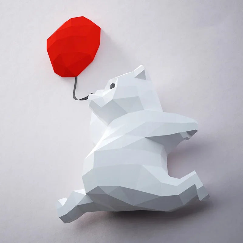 DIY 3D Paper Papercraft Kit – UrbanFolds Papercraft Kit – DIY papercraft kit, detail