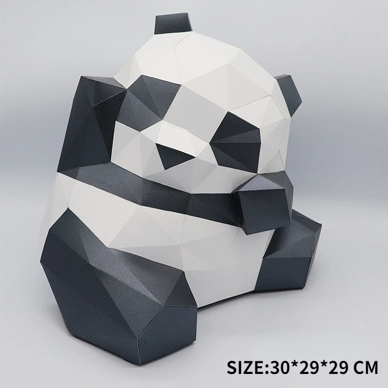 DIY 3D Paper Papercraft Kit – UrbanFolds Papercraft Kit – DIY papercraft kit, front view