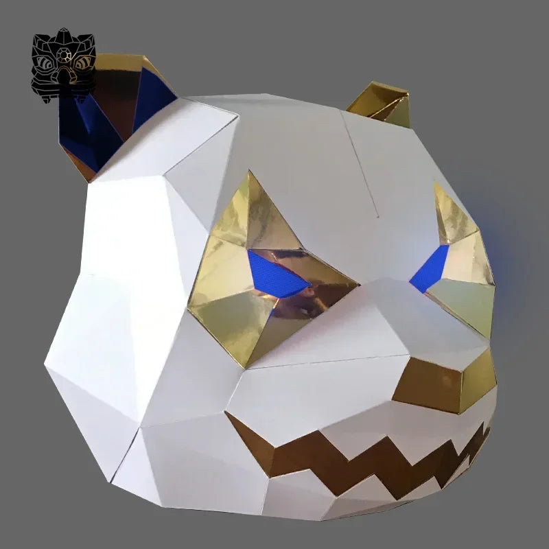 DIY 3D Paper Papercraft Kit – UrbanFolds Papercraft Kit – DIY papercraft kit, front view