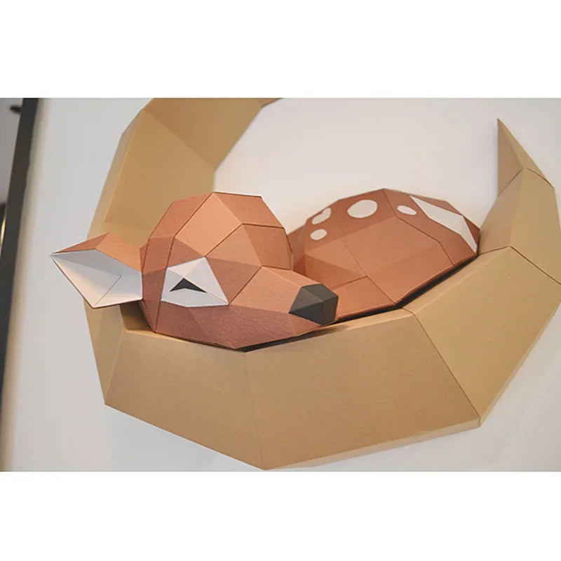 DIY 3D Paper Papercraft Kit – UrbanFolds Papercraft Kit – DIY papercraft kit, package contents