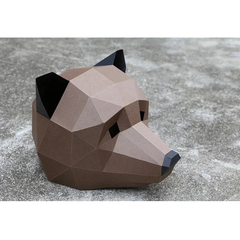 DIY 3D Paper Papercraft Kit – UrbanFolds Papercraft Kit – DIY papercraft kit, in use