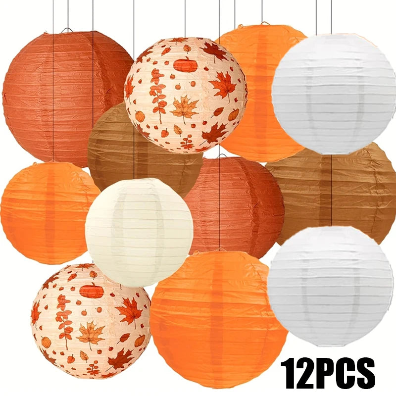 Modern Paper Modern Modern 12pcs Autumn Maple Leaf s – Warm Fall Party Décor for Thanksgiving, Weddings & Celebrations – F...
