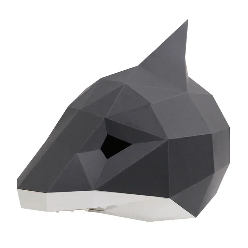 DIY 3D Paper Papercraft Kit – UrbanFolds Papercraft Kit – DIY papercraft kit, front view
