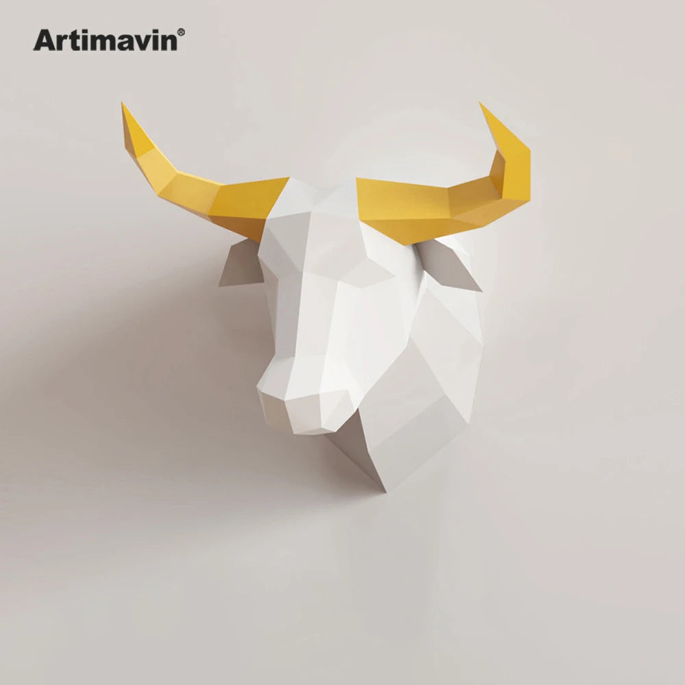 DIY 3D Paper Papercraft Kit – UrbanFolds Papercraft Kit – DIY papercraft kit, front view