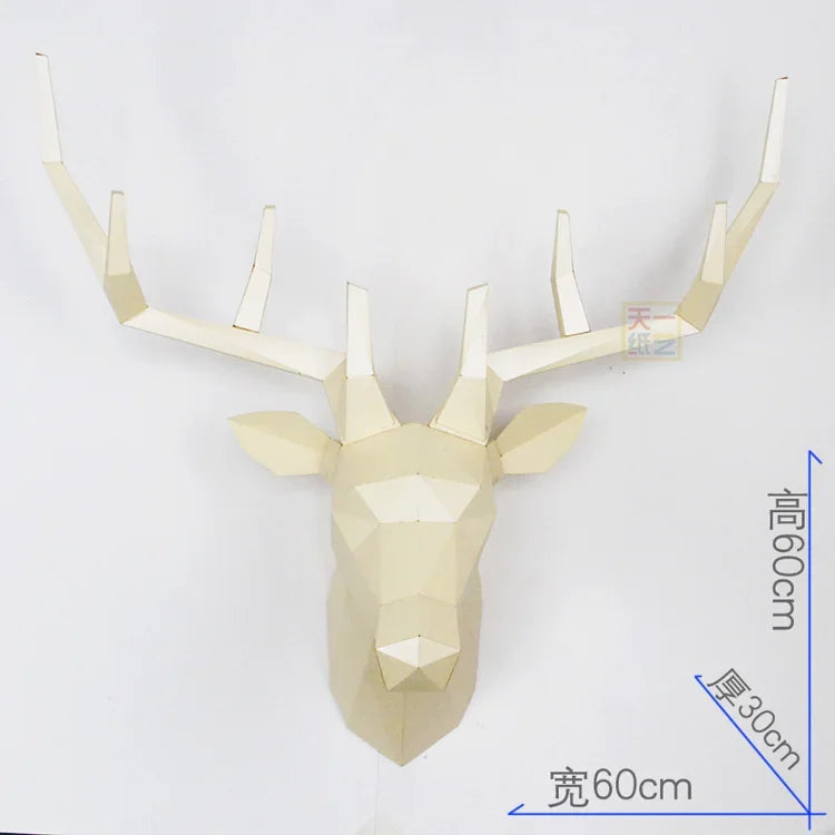 DIY 3D Paper Papercraft Kit – UrbanFolds Papercraft Kit – DIY papercraft kit, front view