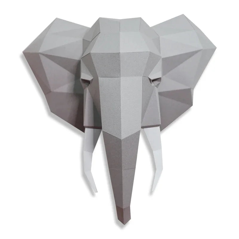 DIY 3D Paper Papercraft Kit – UrbanFolds Papercraft Kit – DIY papercraft kit, front view