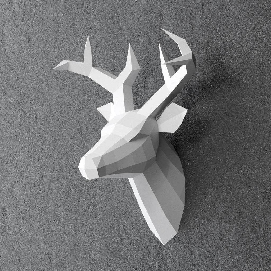 DIY 3D Paper Animal – craft – UrbanFolds craft – UrbanFolds Papercraft Kit – DIY papercraft kit, front view