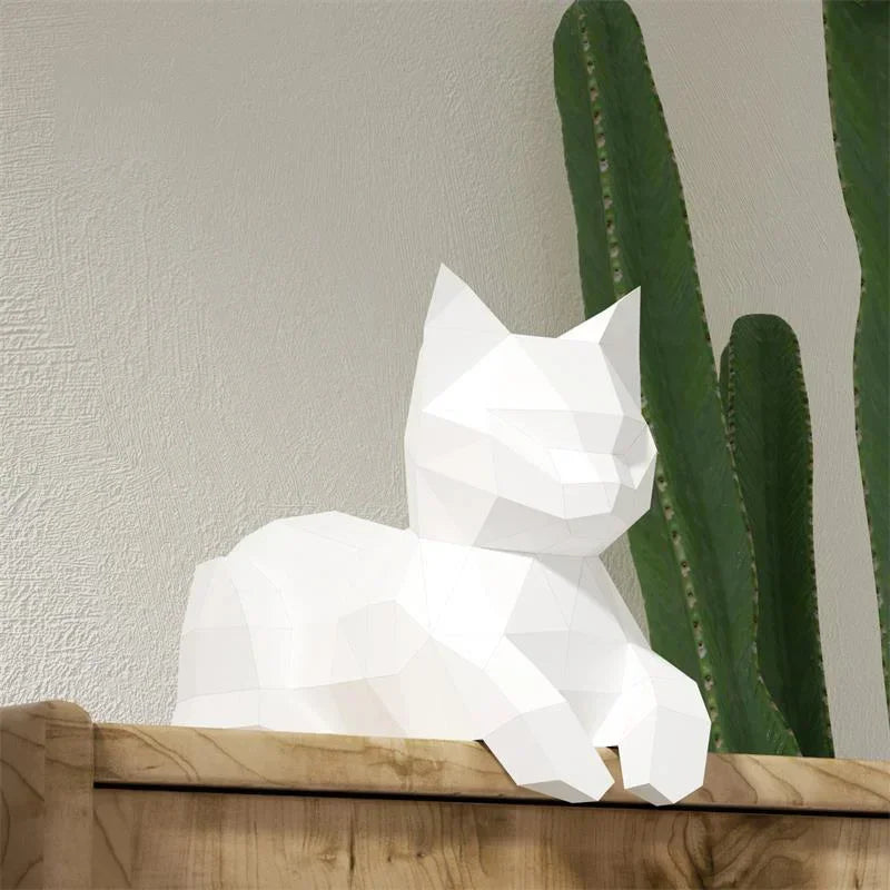 DIY 3D Paper Papercraft Kit – UrbanFolds Papercraft Kit – DIY papercraft kit, in use