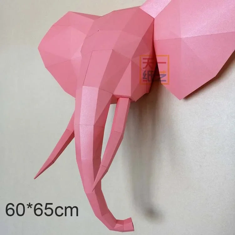 DIY 3D Paper Papercraft Kit – UrbanFolds Papercraft Kit – DIY papercraft kit, front view