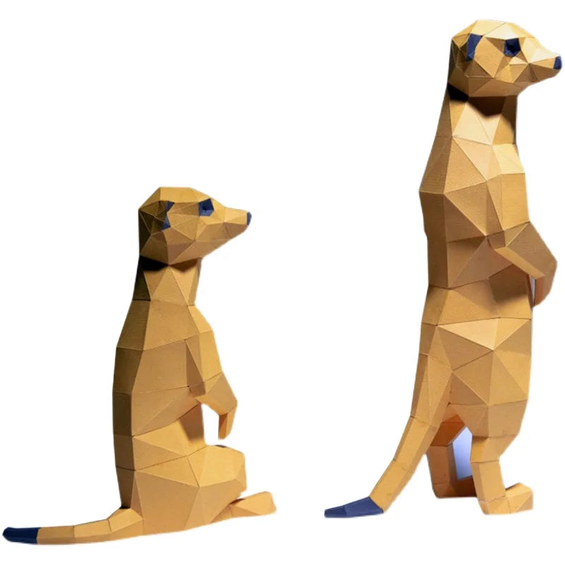 DIY 3D Paper Papercraft Kit – UrbanFolds Papercraft Kit – DIY papercraft kit, in use