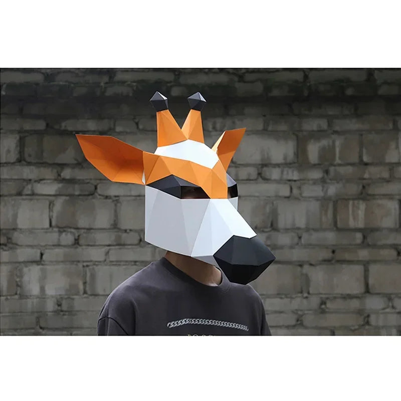 DIY 3D Paper Papercraft Kit – UrbanFolds Papercraft Kit – DIY papercraft kit, front view
