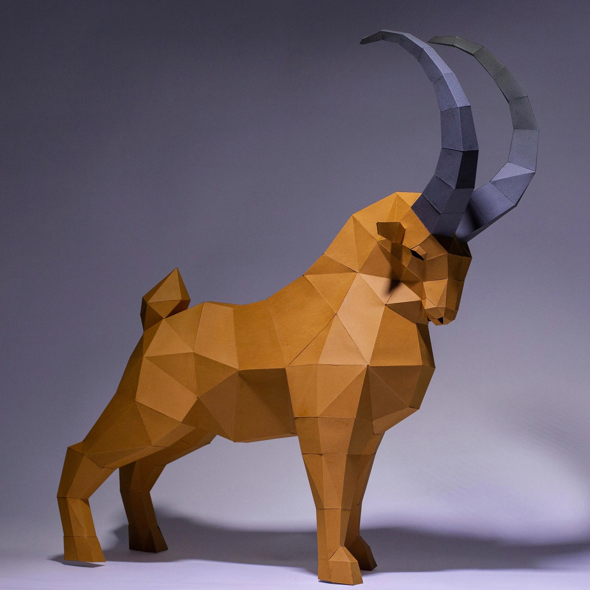 DIY 3D Paper Papercraft Kit – UrbanFolds Papercraft Kit – DIY papercraft kit, front view