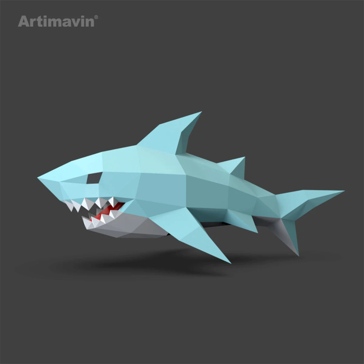 DIY 3D Paper Papercraft Kit – UrbanFolds Papercraft Kit – DIY papercraft kit, front view