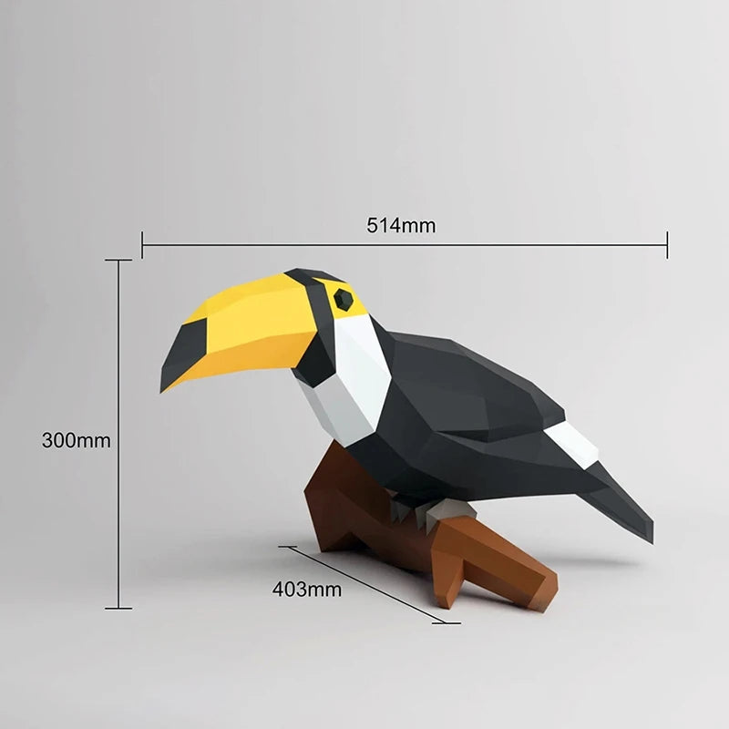 DIY 3D Paper Papercraft Kit – UrbanFolds Papercraft Kit – DIY papercraft kit, in use