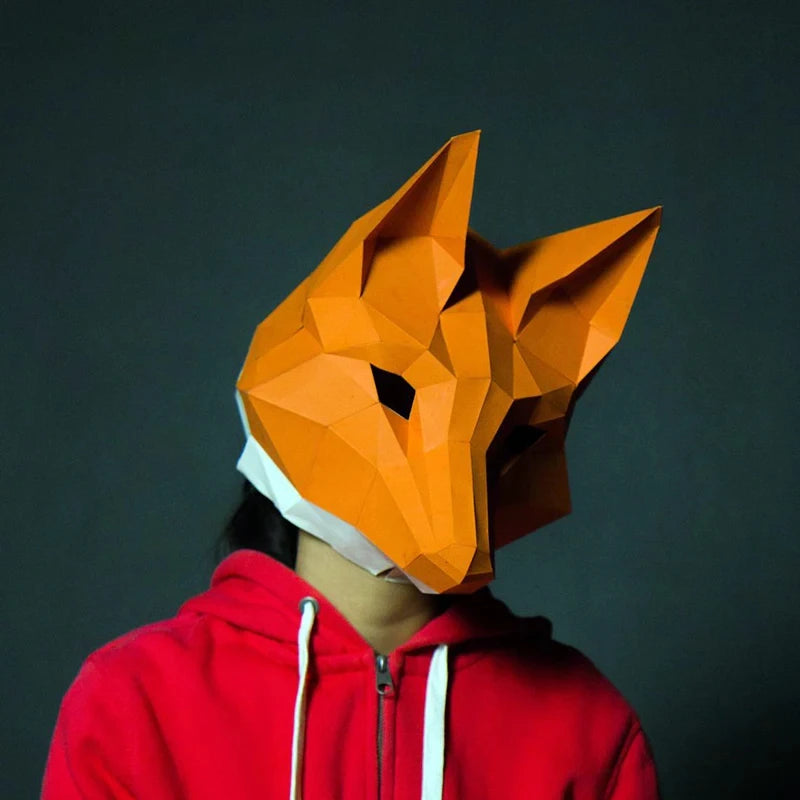DIY 3D Paper Papercraft Kit – UrbanFolds Papercraft Kit – DIY papercraft kit, front view