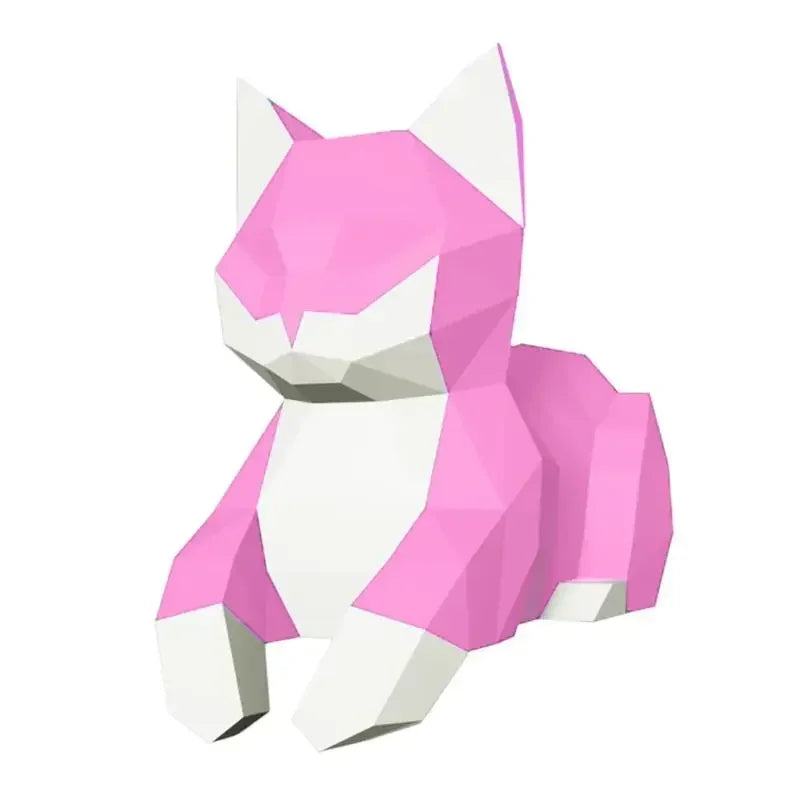 DIY 3D Paper Papercraft Kit – UrbanFolds Papercraft Kit – DIY papercraft kit, front view