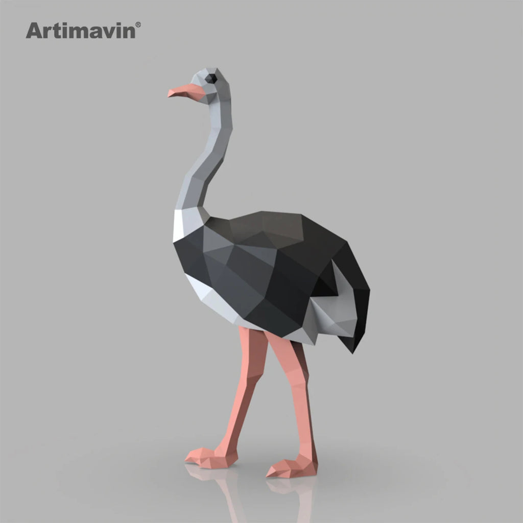 DIY 3D Paper Papercraft Kit – UrbanFolds Papercraft Kit – DIY papercraft kit, in use