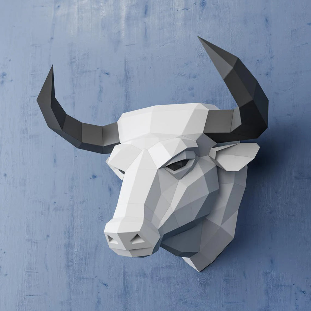 DIY 3D Paper Papercraft Kit – UrbanFolds Papercraft Kit – DIY papercraft kit, front view