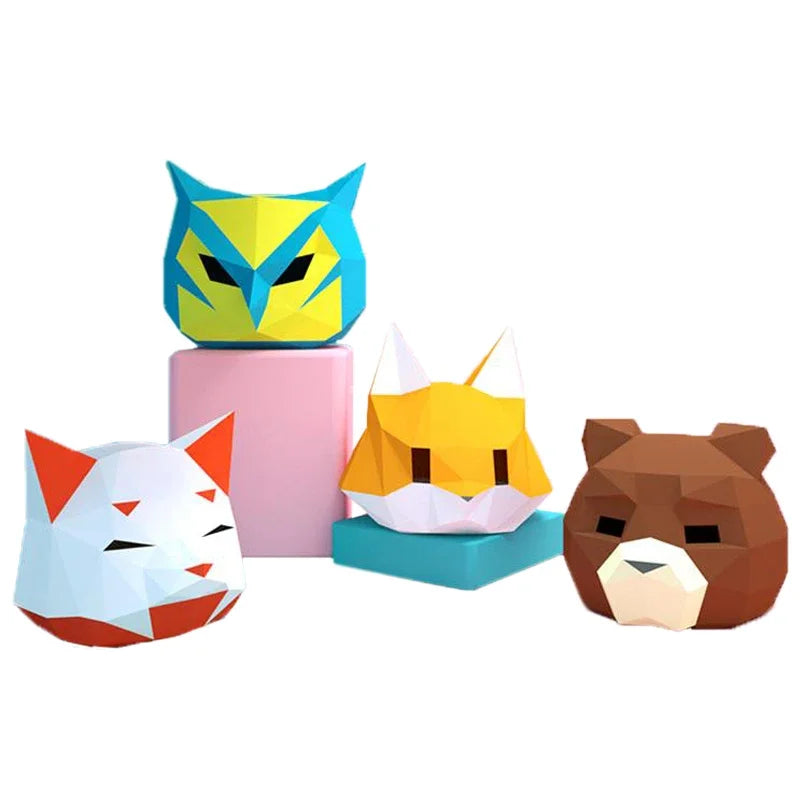 DIY 3D Paper Papercraft Kit – UrbanFolds Papercraft Kit – DIY papercraft kit, package contents