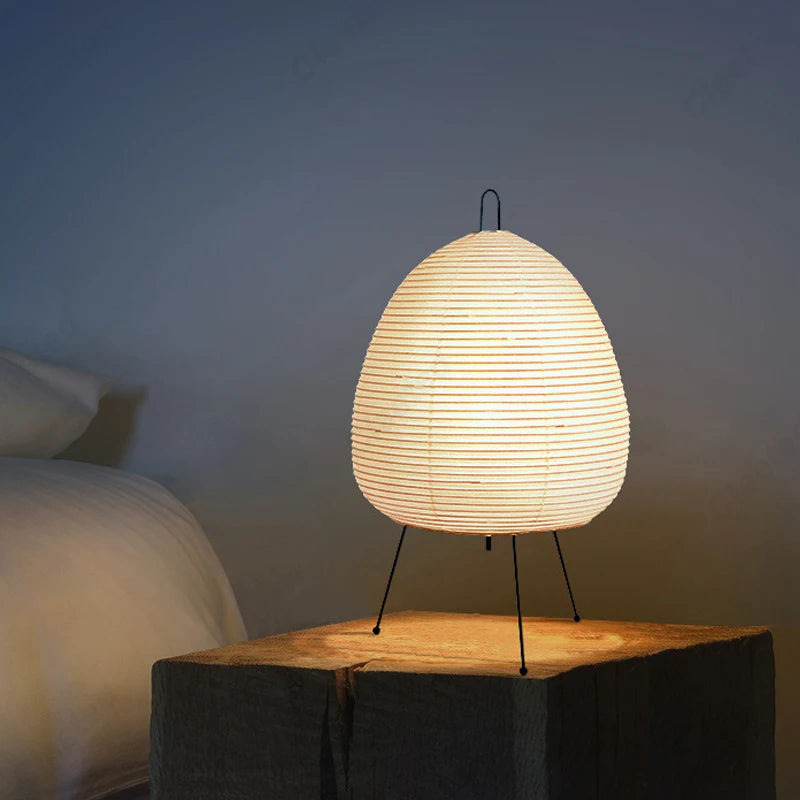 Modern Paper Modern Japanese Design Table Tripod Rice Table Japanese Style Led Desk for Bedroom – Folded – Folded – DIY Fo...