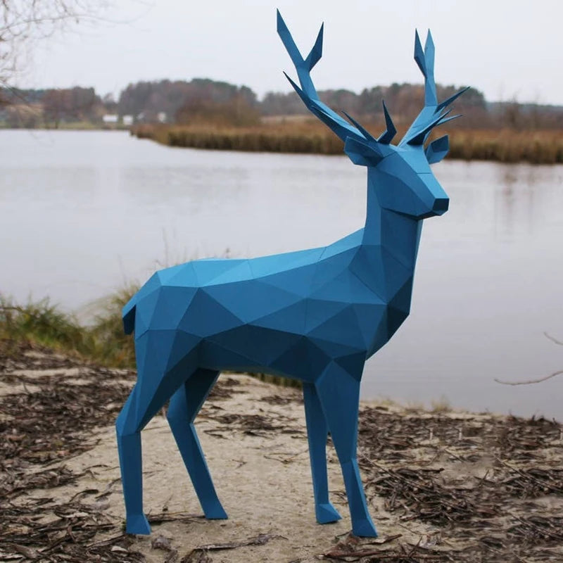 DIY 3D Paper Papercraft Kit – UrbanFolds Papercraft Kit – DIY papercraft kit, front view