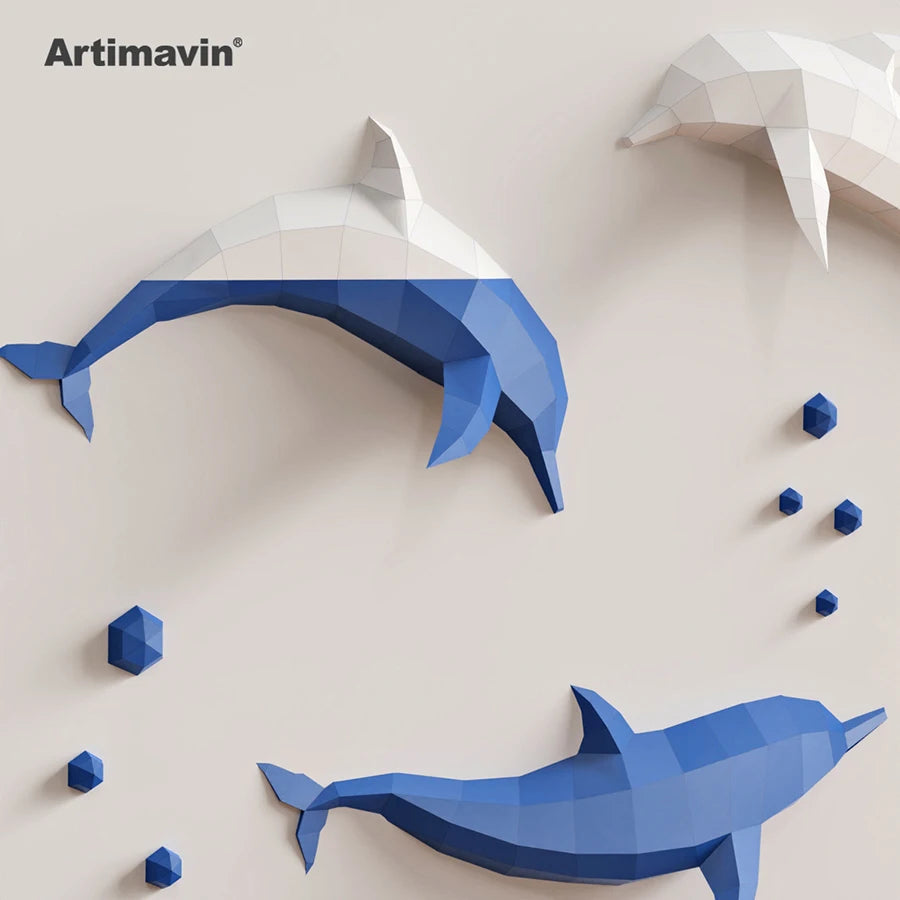 DIY 3D Paper Papercraft Kit – UrbanFolds Papercraft Kit – DIY papercraft kit, in use
