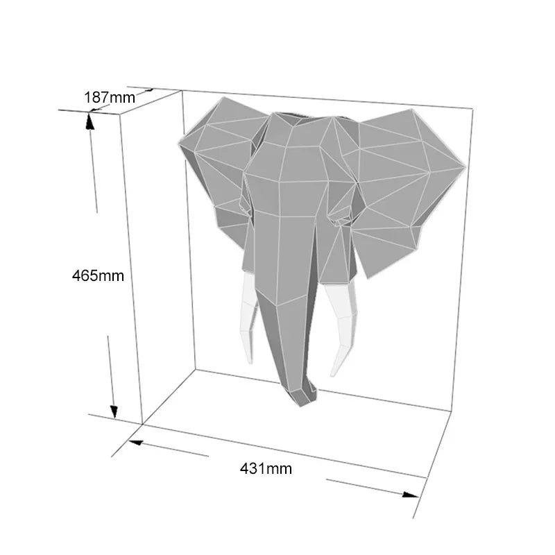 DIY 3D Paper Papercraft Kit – UrbanFolds Papercraft Kit – DIY papercraft kit, package contents