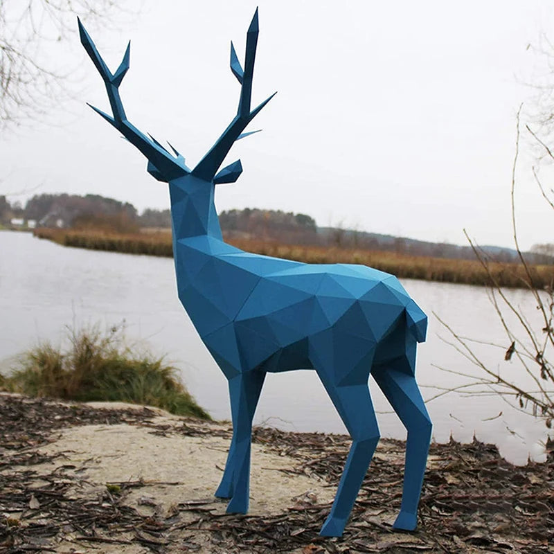 DIY 3D Paper Papercraft Kit – UrbanFolds Papercraft Kit – DIY papercraft kit, angle view