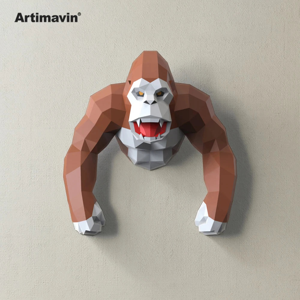 DIY 3D Paper Papercraft Kit – UrbanFolds Papercraft Kit – DIY papercraft kit, detail