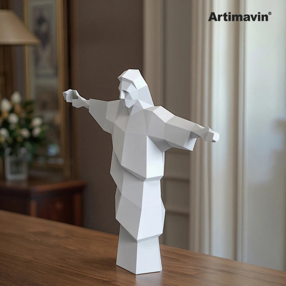 DIY 3D Paper Papercraft Kit – UrbanFolds Papercraft Kit – DIY papercraft kit, angle view