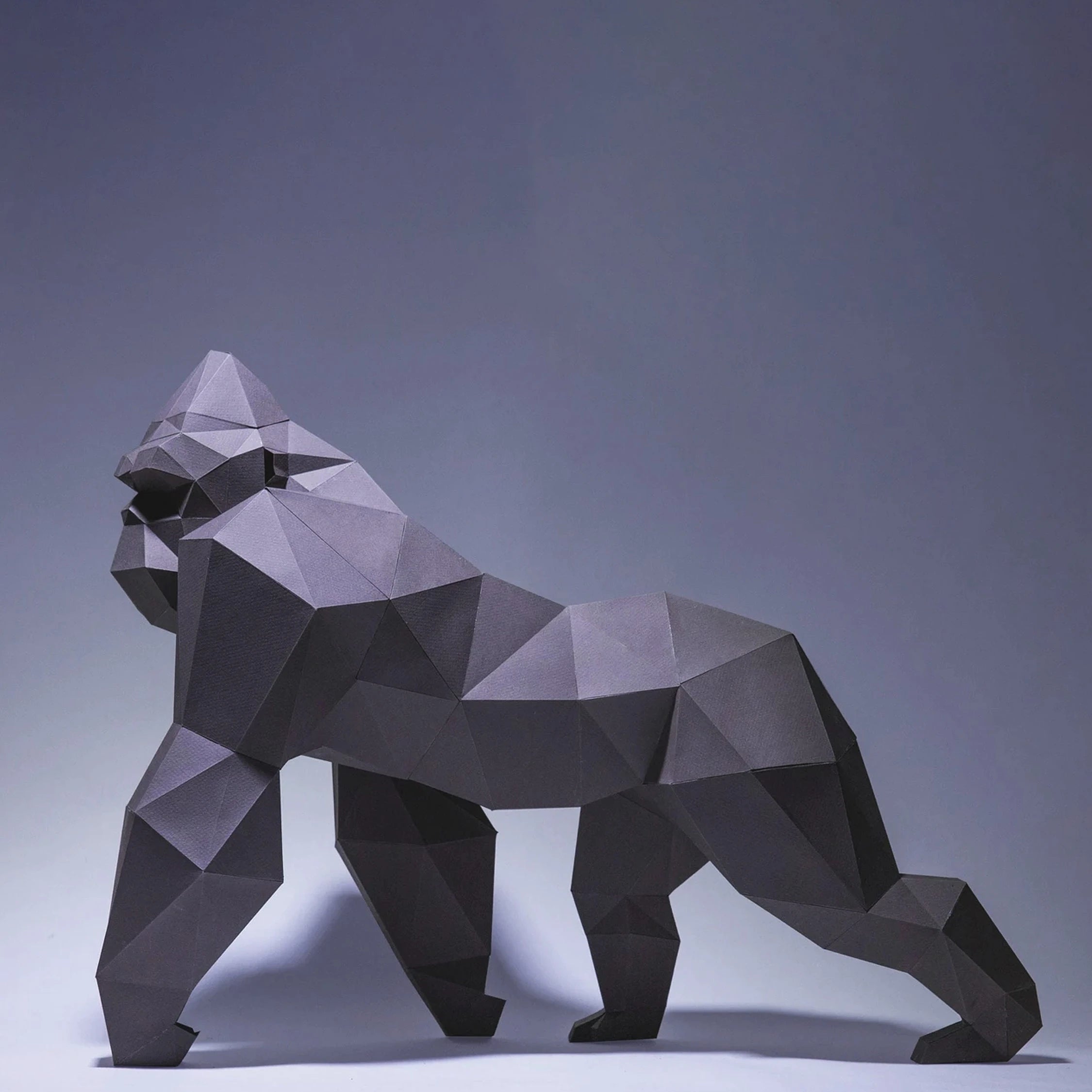 DIY 3D Paper Papercraft Kit – UrbanFolds Papercraft Kit – DIY papercraft kit, front view