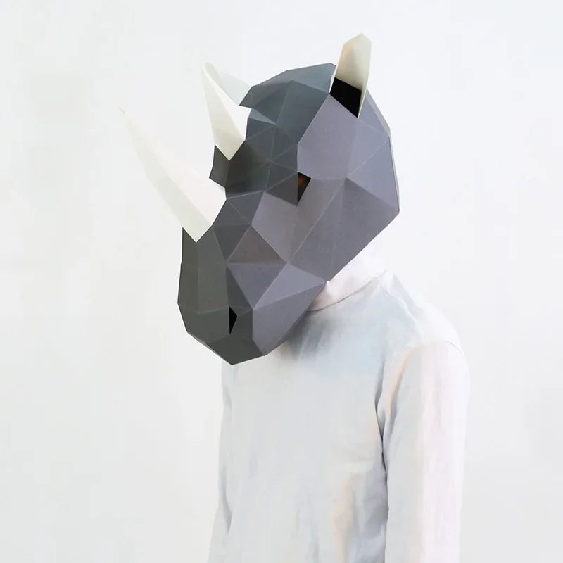 DIY 3D Paper Papercraft Kit – UrbanFolds Papercraft Kit – DIY papercraft kit, angle view