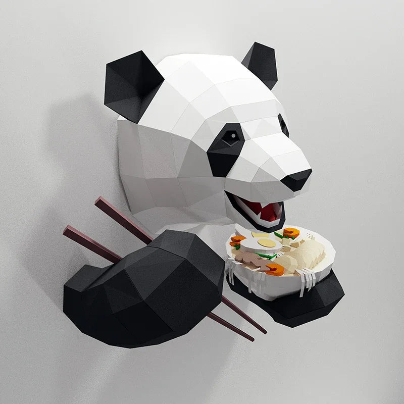 DIY 3D Paper Papercraft Kit – UrbanFolds Papercraft Kit – DIY papercraft kit, in use