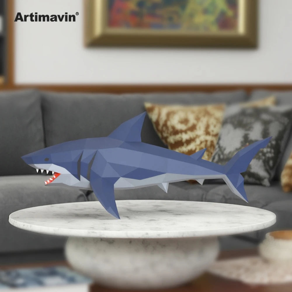 DIY 3D Paper Papercraft Kit – UrbanFolds Papercraft Kit – DIY papercraft kit, angle view