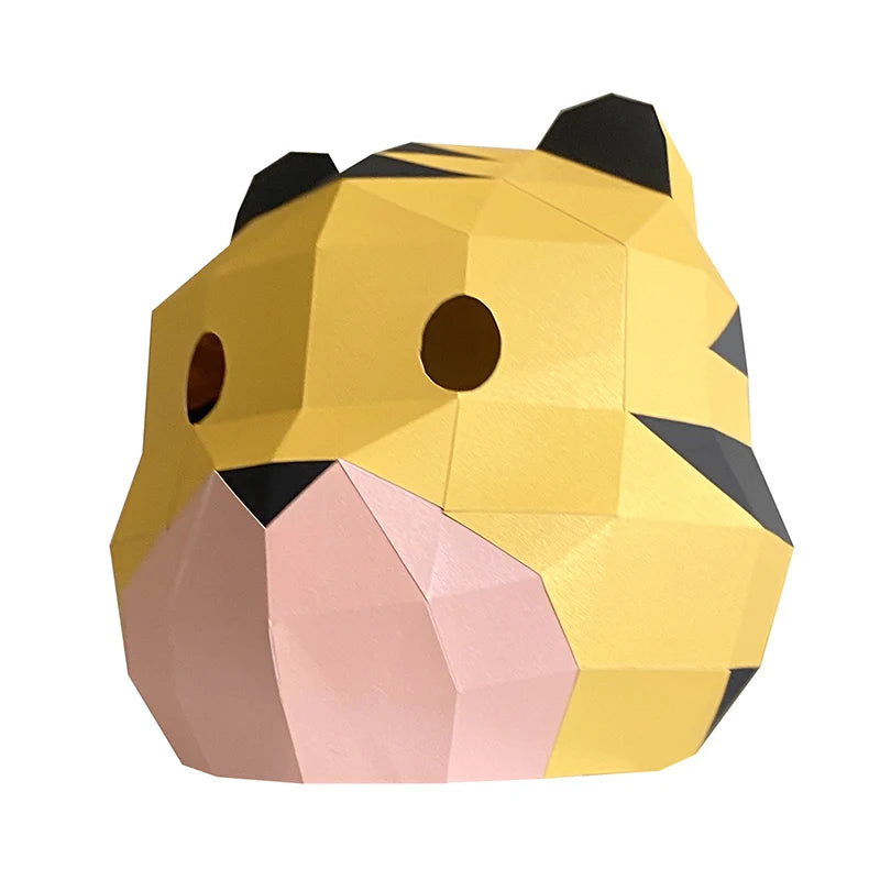 DIY 3D Paper Papercraft Kit – UrbanFolds Papercraft Kit – DIY papercraft kit, front view