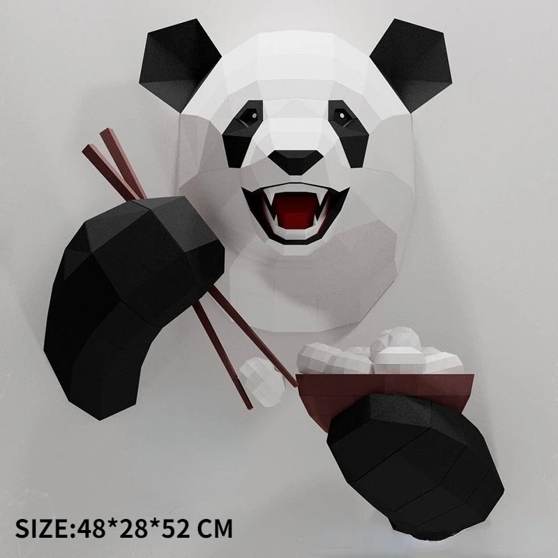 DIY 3D Paper Papercraft Kit – UrbanFolds Papercraft Kit – DIY papercraft kit, front view